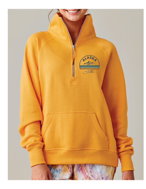 Mountain Close To You - Customizable - 1/2 Zip Pullover