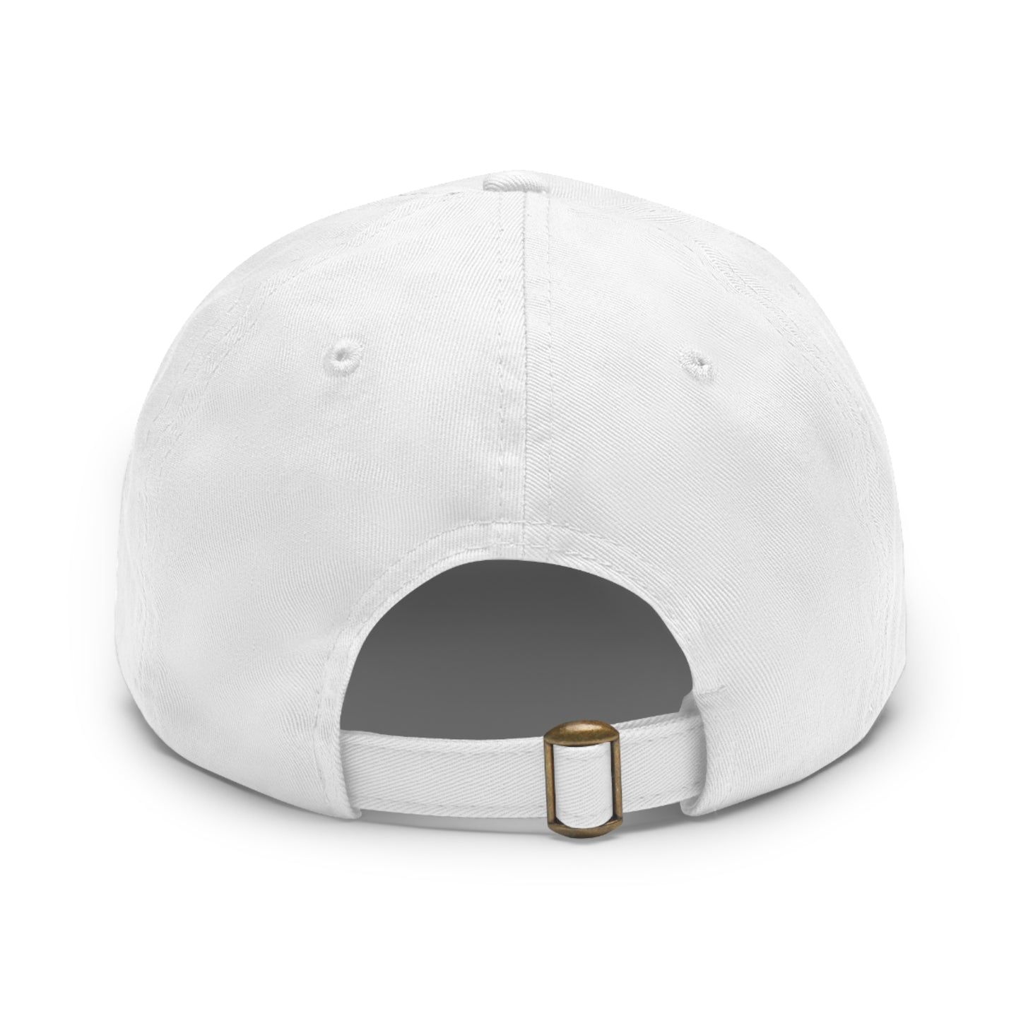 Dad Hat with Leather Patch (Rectangle) Vintage Logo