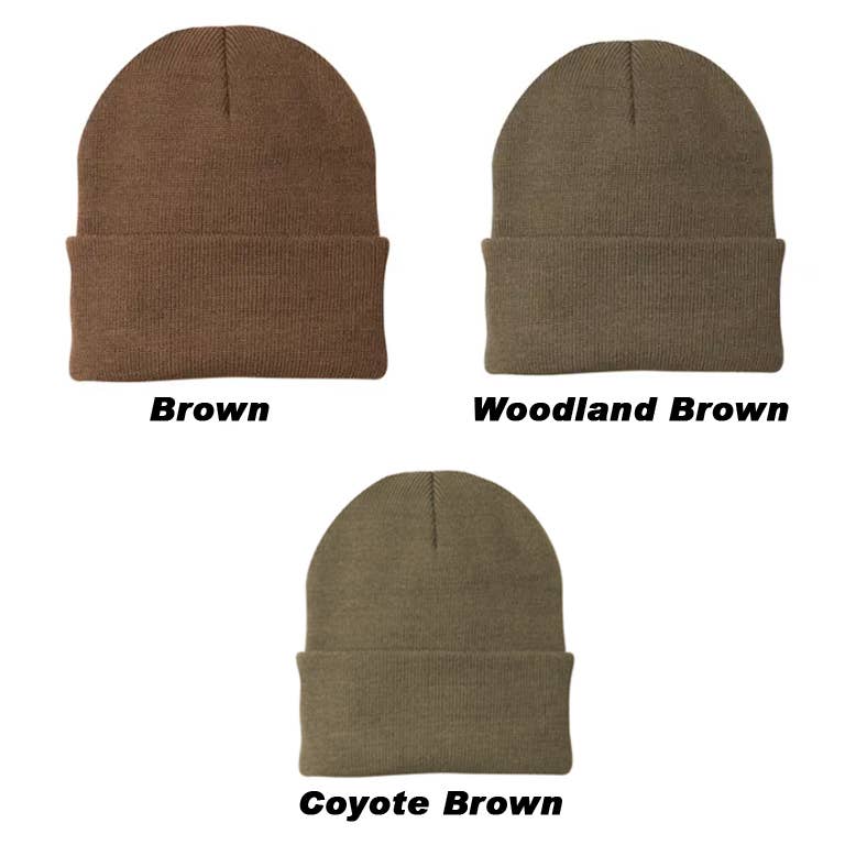 Custom Patch Beanie, Knit Cap