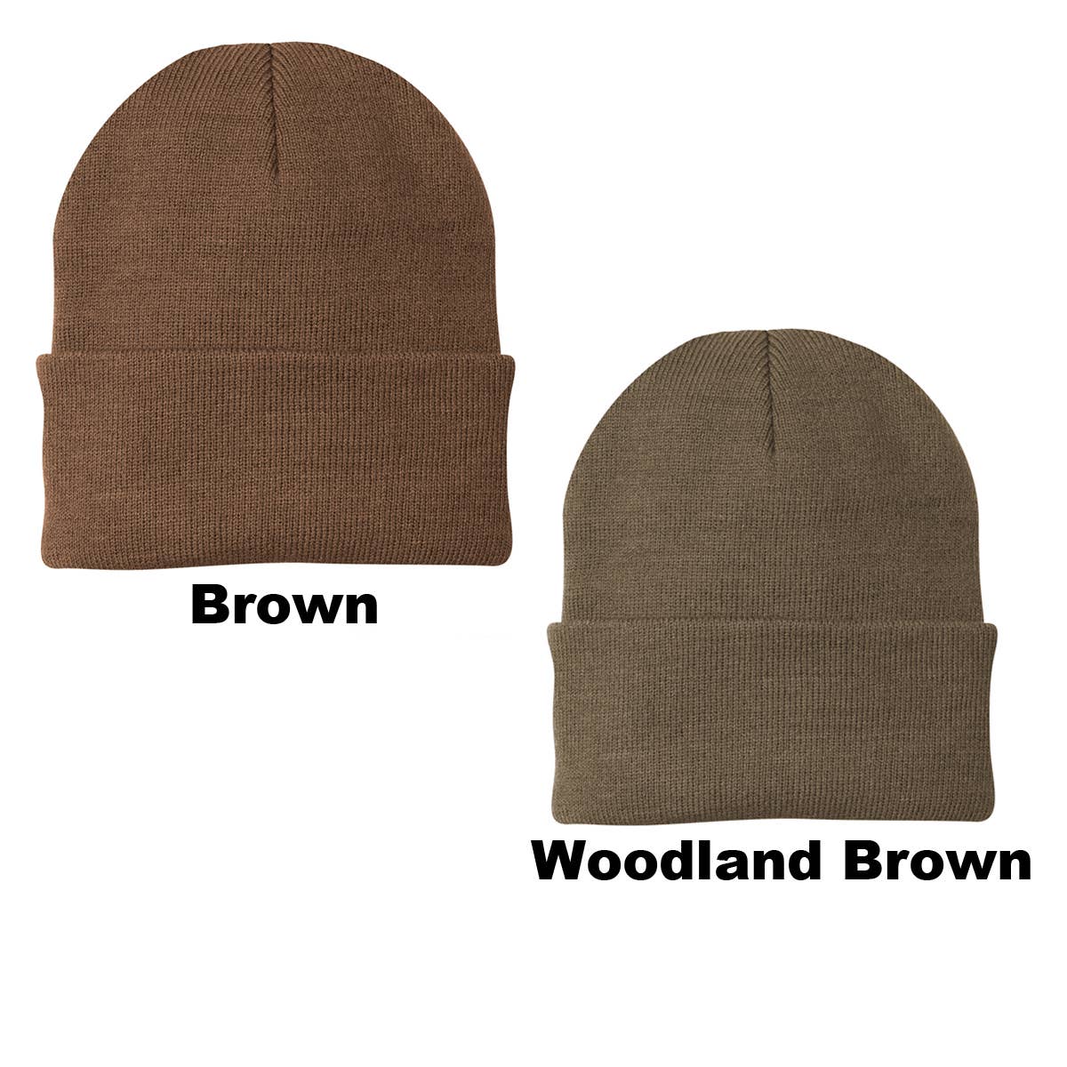 Custom Patch Beanie, Knit Cap