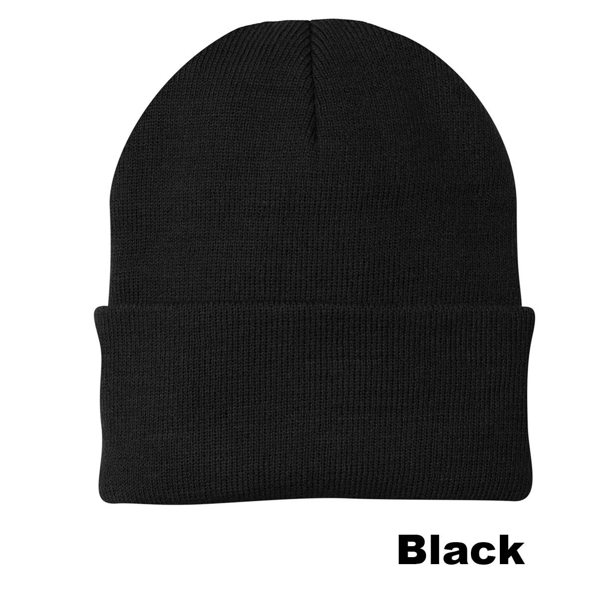 Custom Patch Beanie, Knit Cap