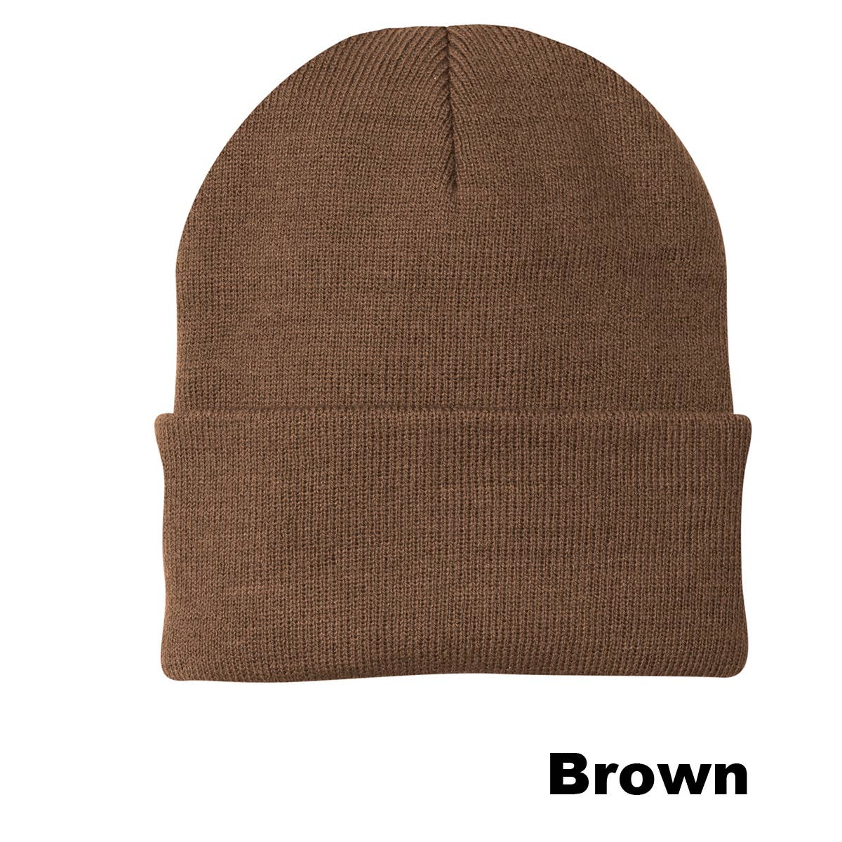 Custom Patch Beanie, Knit Cap