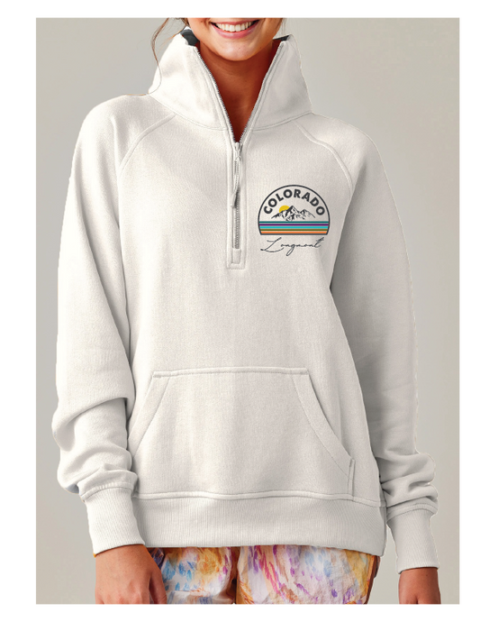 Mountain Close To You - Customizable - 1/2 Zip Pullover