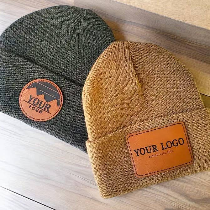 Custom Patch Beanie, Knit Cap